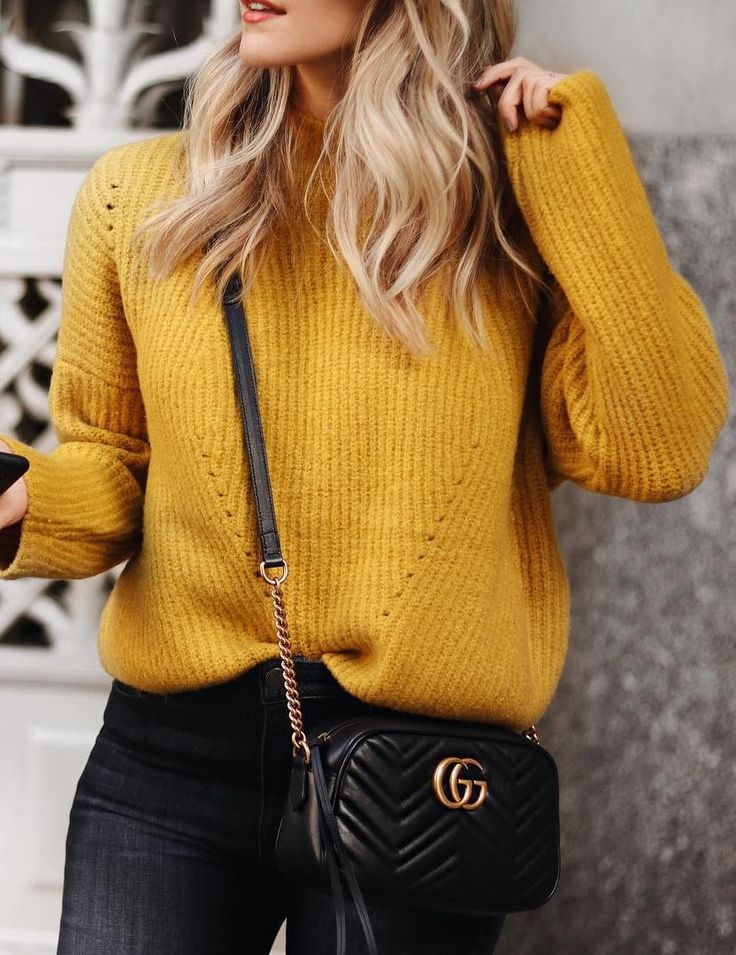 Mustard Sweater (Pinterest)